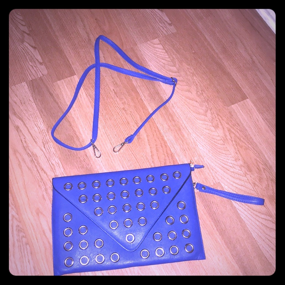 Beautifully blue & Gold purse